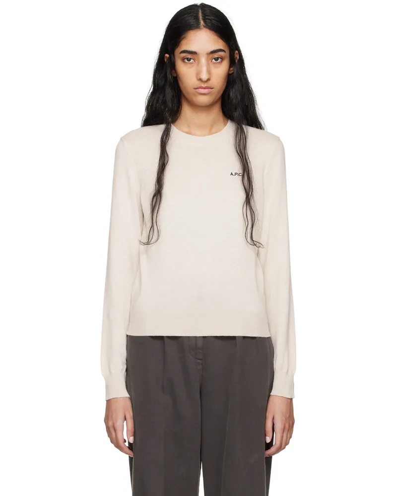 A.P.C. Off-White Victoria Sweater Paa