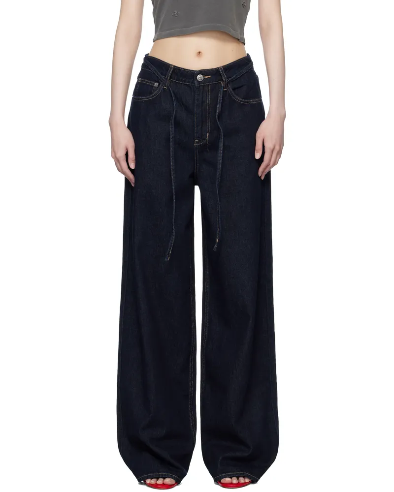 ksubi Indigo Baggy Zenith Pop Jeans Denim