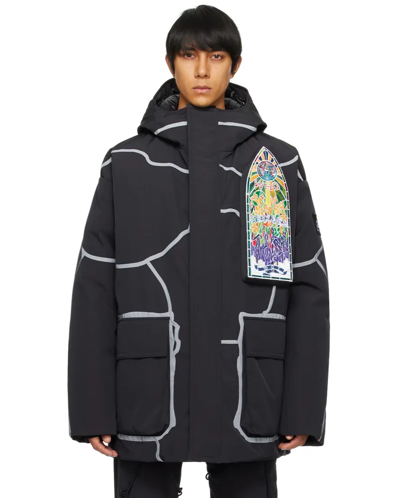 WHO DECIDES WAR Black add Edition Down Jacket Black