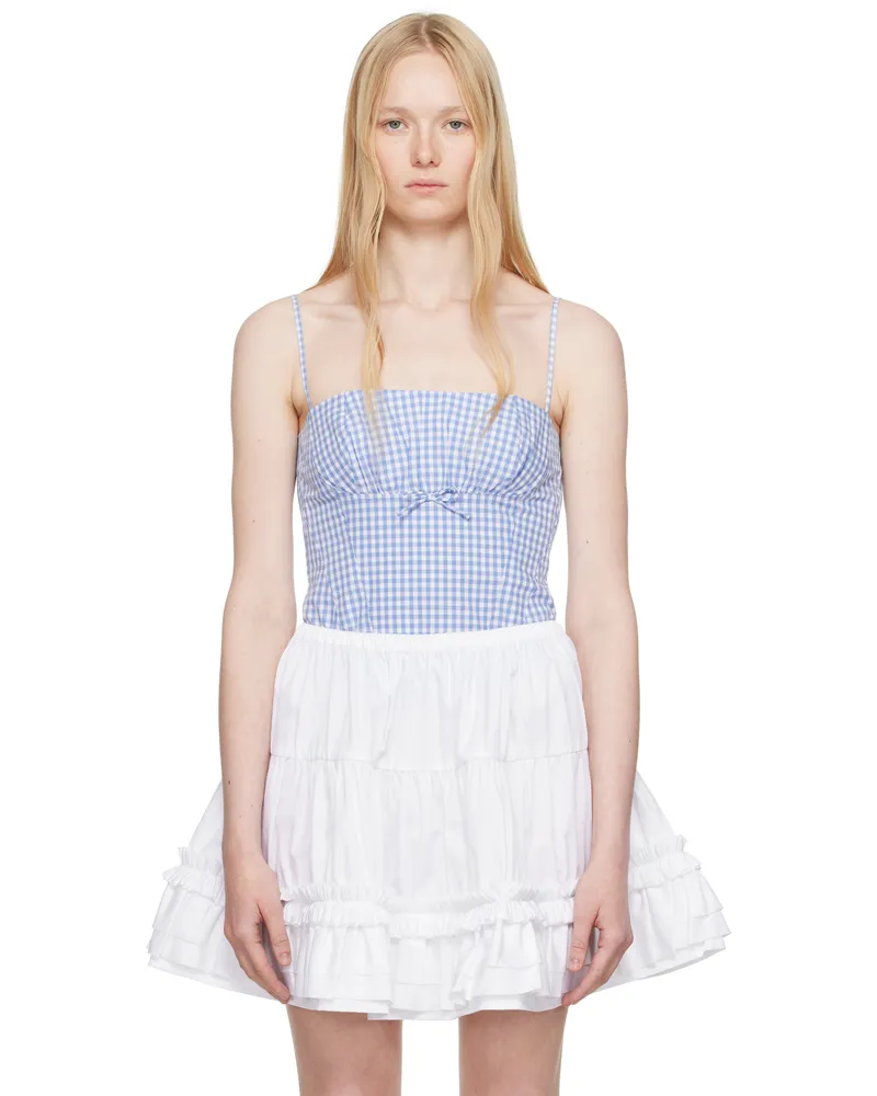 Sandy Liang Blue Hotaru Top Blue