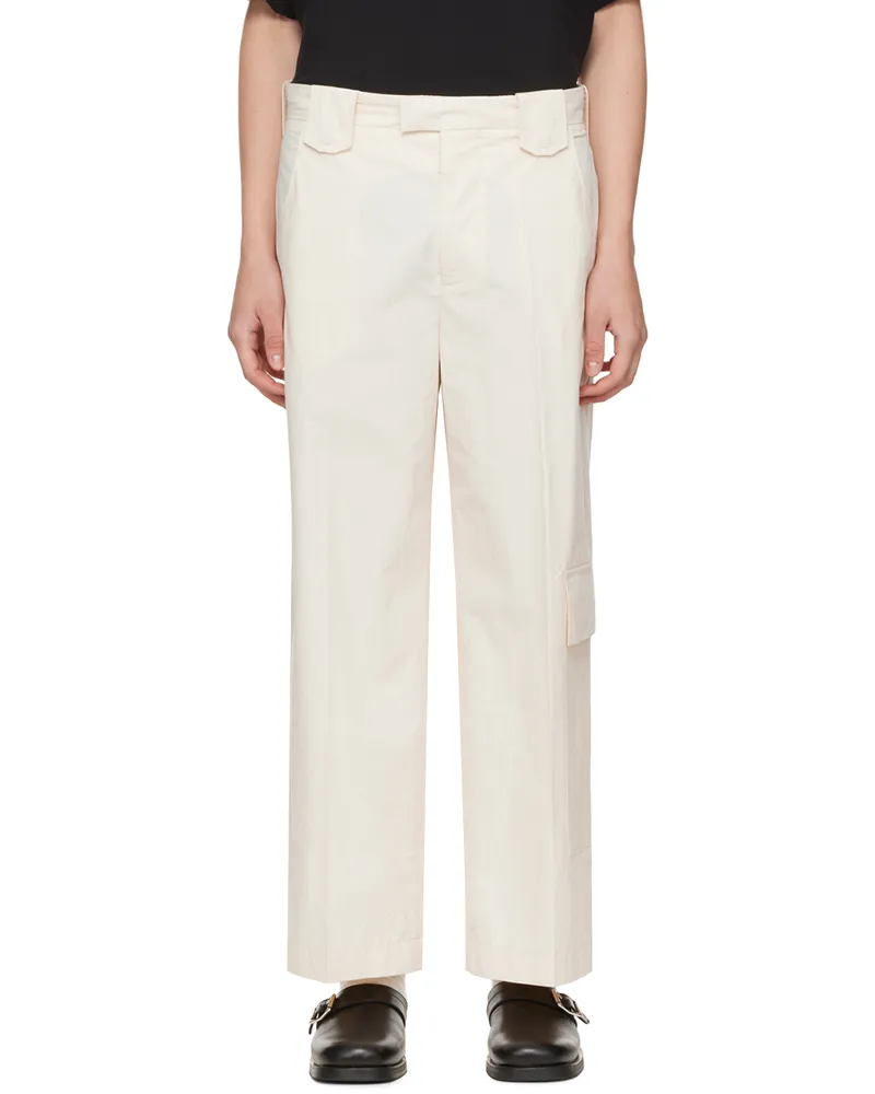 Nanushka Beige Milas Trousers Creme