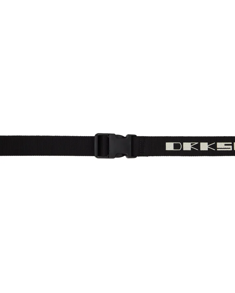 DRKSHDW by Rick Owens Black Printed Belt 0911