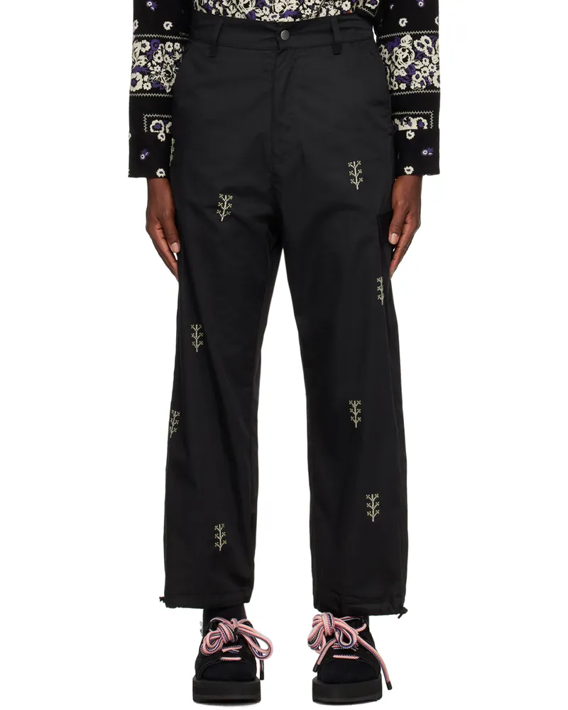 ADISH Black Shajar Cargo Pants Black