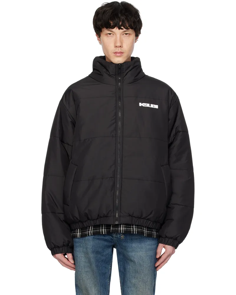 ksubi Black Sott Puffer Reversible Jacket Black