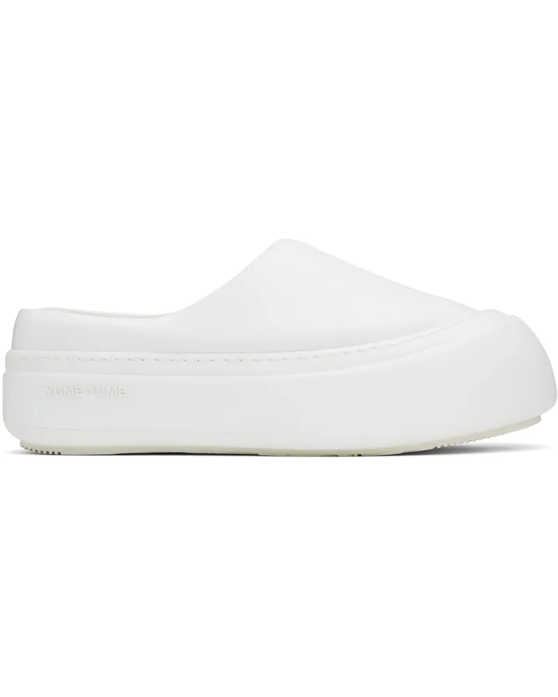 YUME YUME White Goofy Slip-on Loafers White
