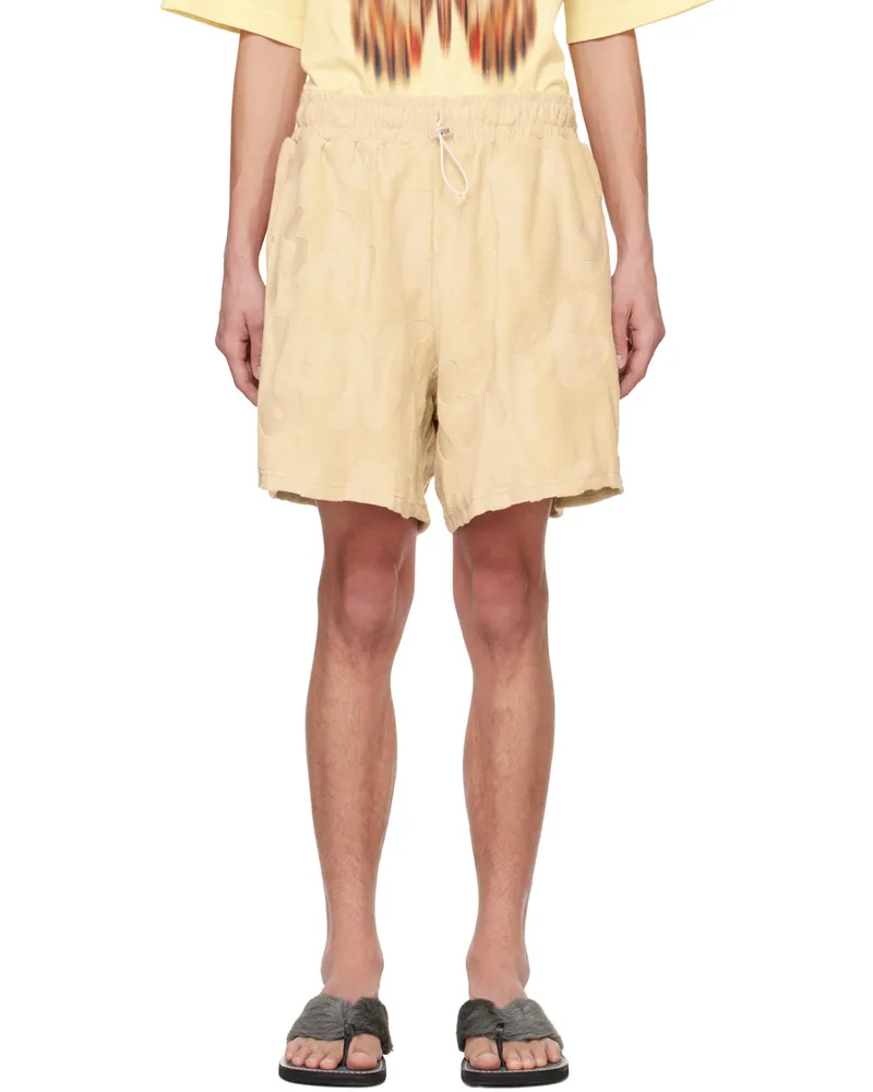 BONSAI Beige Branding Shorts Almond