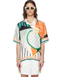 Casablanca Paris Multicolor 'Court Abstrait' Shirt Court