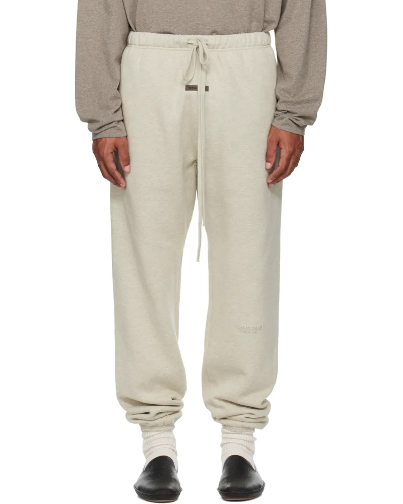 Fear of God Beige Vintage Fleece Sweatpants Heather