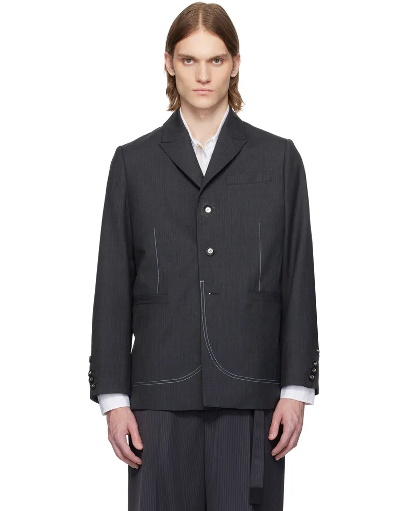 Adererror Gray Product. 8 Blazer Grey