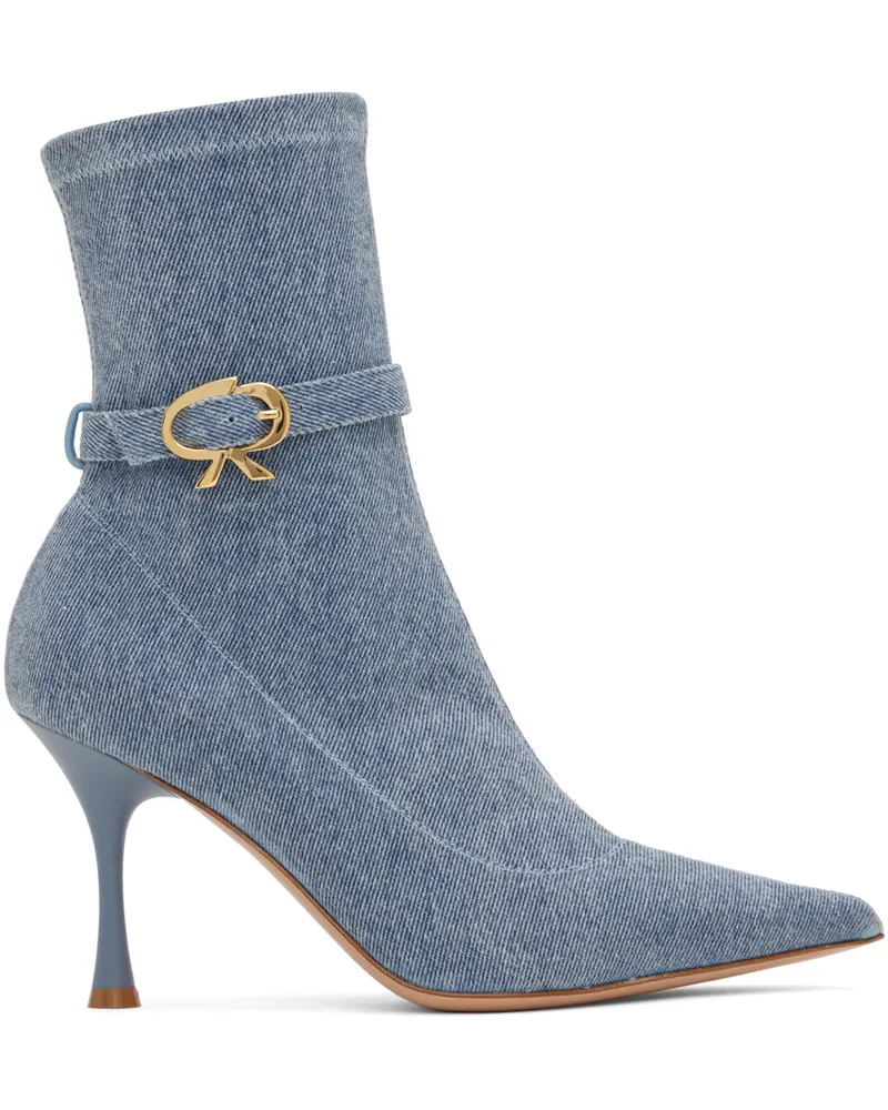 Gianvito Rossi Blue Ascent Boots Stonewash