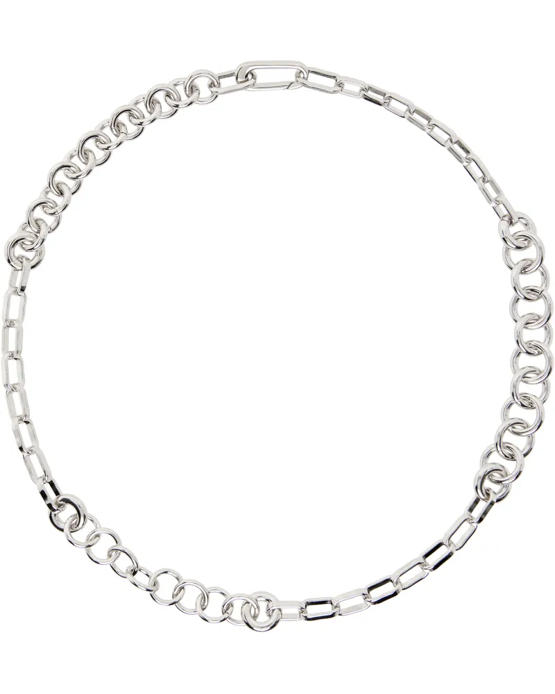 Laura Lombardi Silver Stessa Necklace Silver