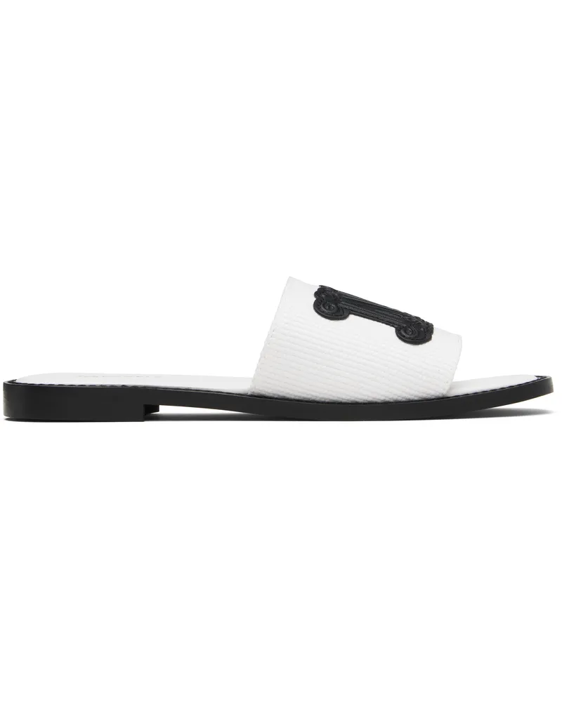 Max Mara White Gene Sandals 001