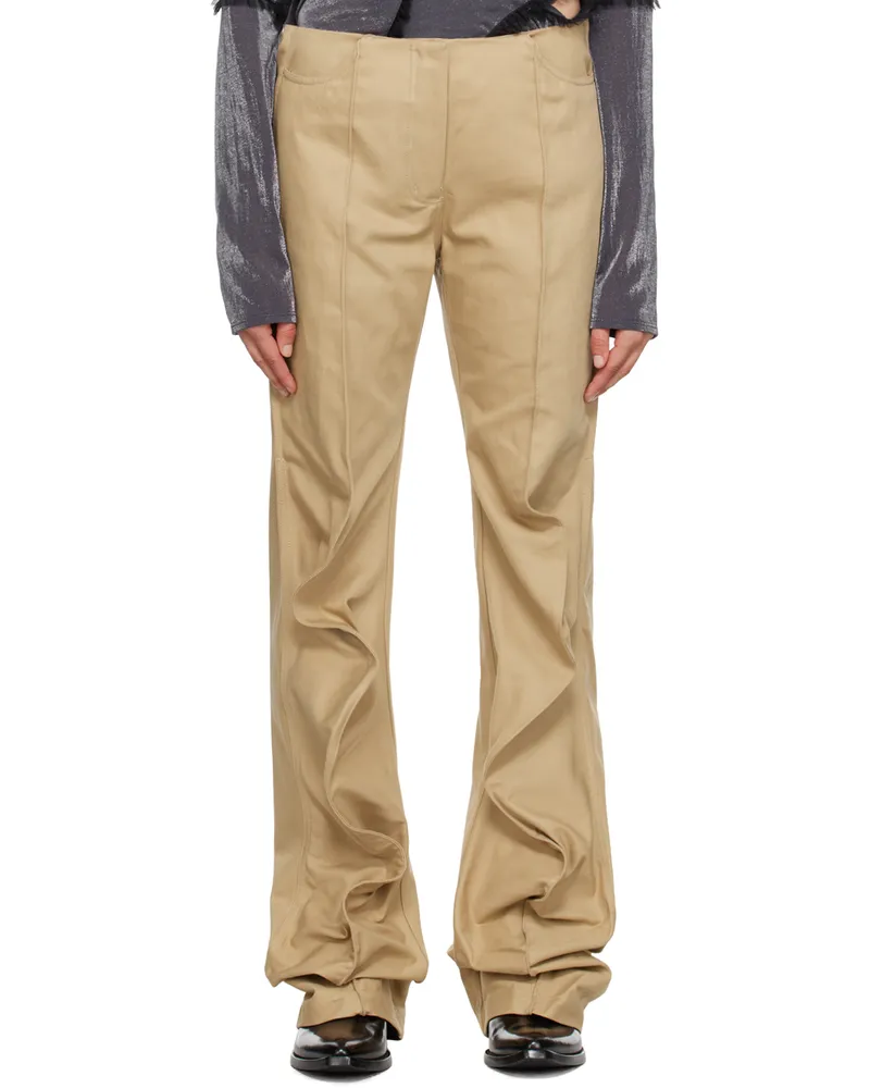 KIKO KOSTADINOV Beige Lindahl Trousers Oak