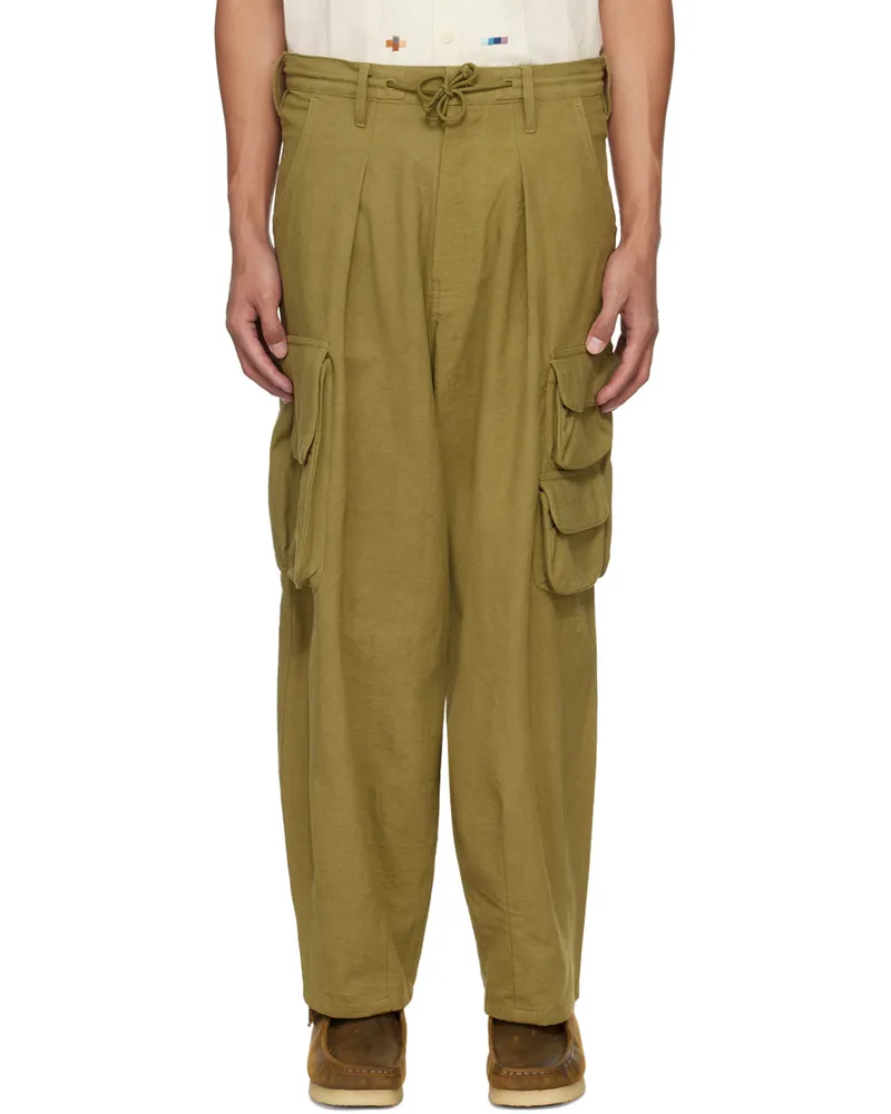 STORY mfg. Green Forager Cargo Pants Olive