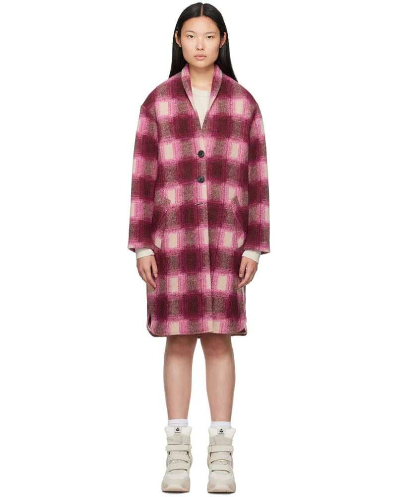Étoile Isabel Marant Pink Gabriel Coat 40fa