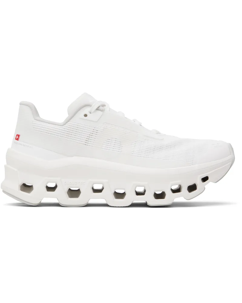 ON White Cloudmonster Void Sneakers White