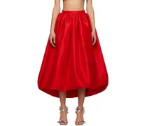 SSENSE Exclusive Red Nina Midi Skirt