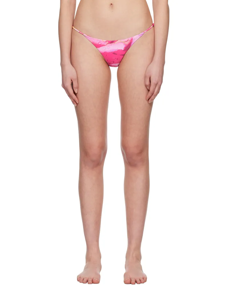 Miaou Pink Kauai Bikini Bottoms Dewy