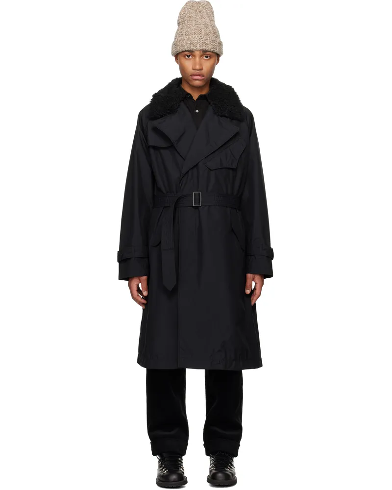 Engineered Garments Black Storm Coat Zt200
