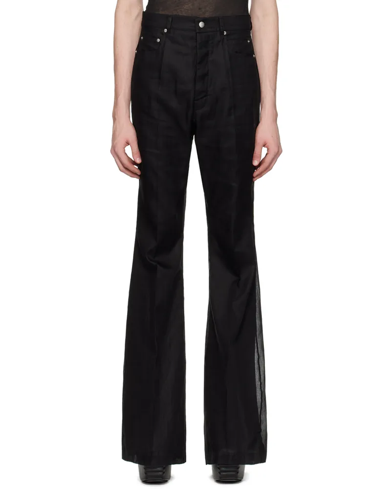 Rick Owens Black Bolan Trousers 09