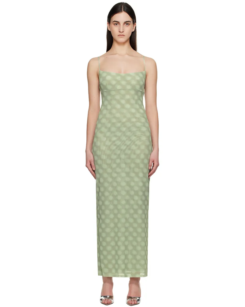 Miaou Green Thais Maxi Dress Mint