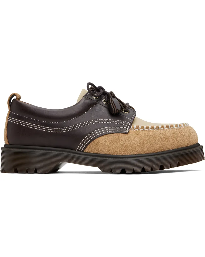 Dr.Martens Brown & Tan Lowell Derbys Dark