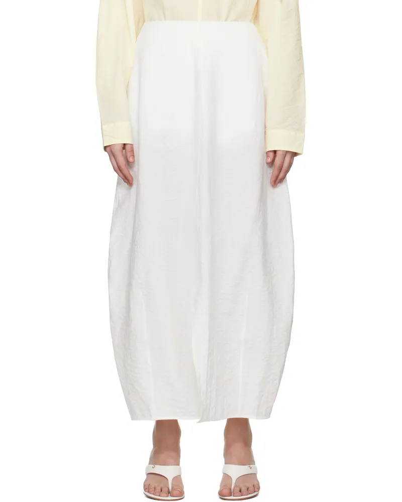 Totême White Parachute Maxi Skirt White
