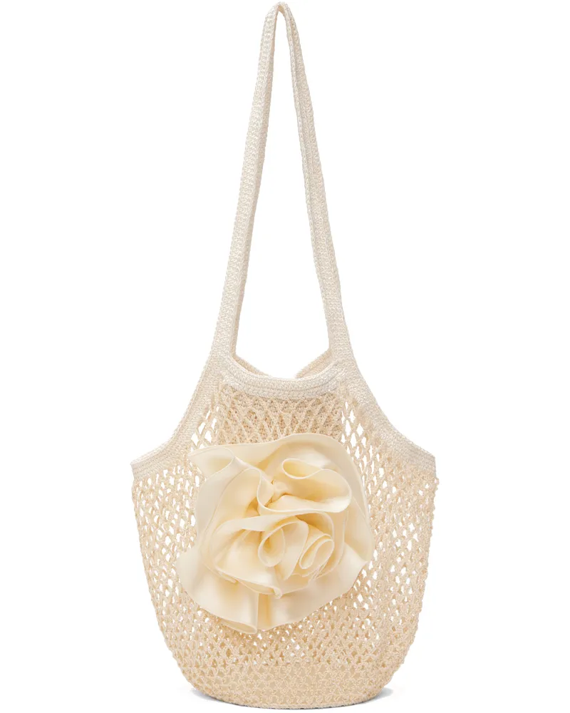 Magda Butrym Off-White Medium Devana Tote White