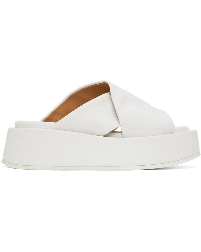 Marsèll White Platform Sandals 110