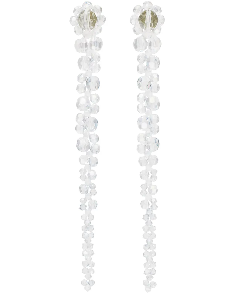 Simone Rocha Blue Drip Earrings Duck