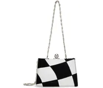 Black & White Mini Twin Shoulder Bag