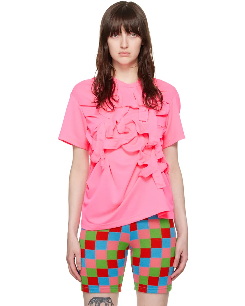 Comme des Garçons Pink Ribbon T-Shirt 3
