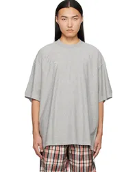 VETEMENTS Gray Inside Out T-Shirt Grey