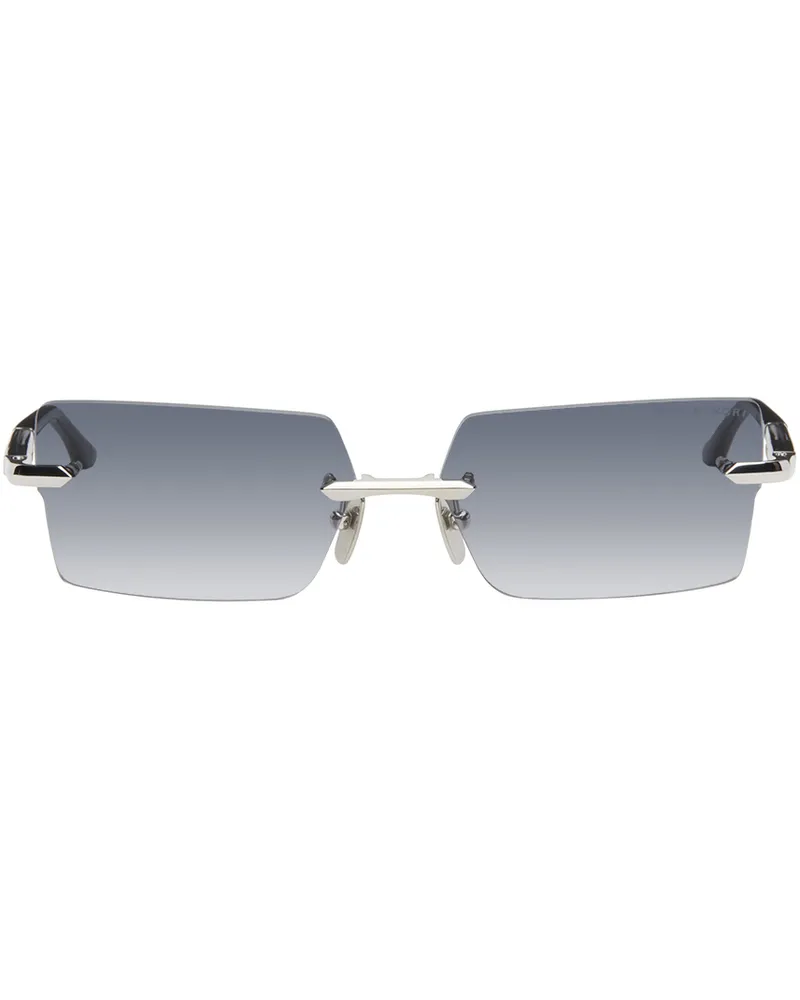 DITA Silver & Black Eymori Sunglasses Silver