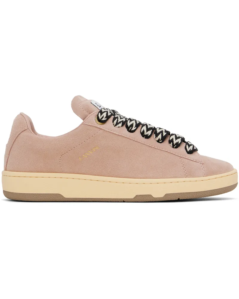 Lanvin Pink Suede Curb Lite Sneakers 51