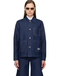 Kitsuné Indigo Workwear Denim Jacket Pindigo