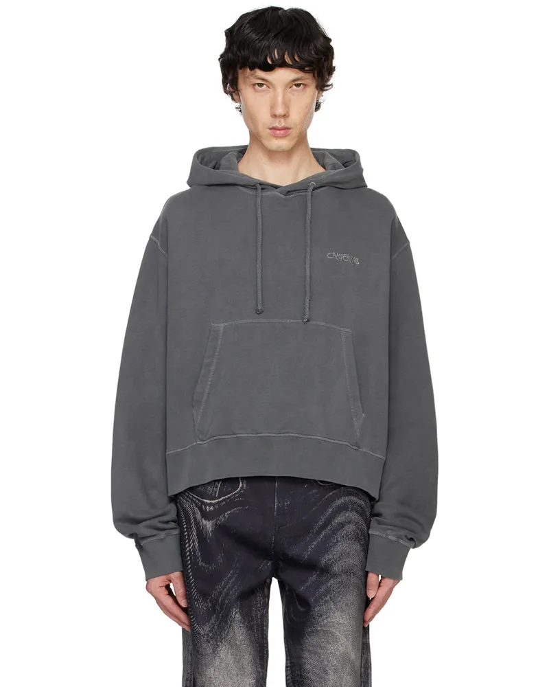 Camper Gray Cotton Hoodie Grey
