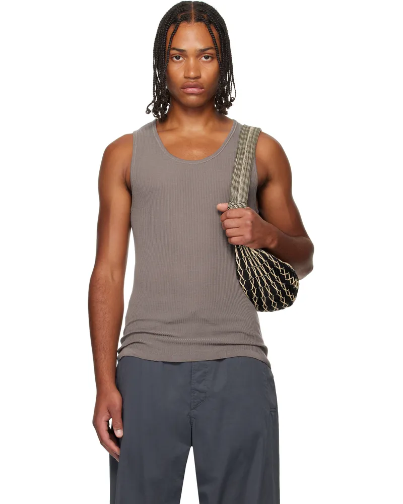 Christophe Lemaire Taupe Debardeur Tank Top Pu813