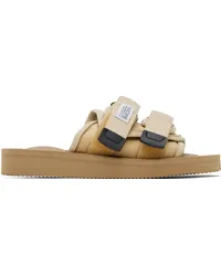 SUICOKE Beige MOTO-Cab Sandals Beige