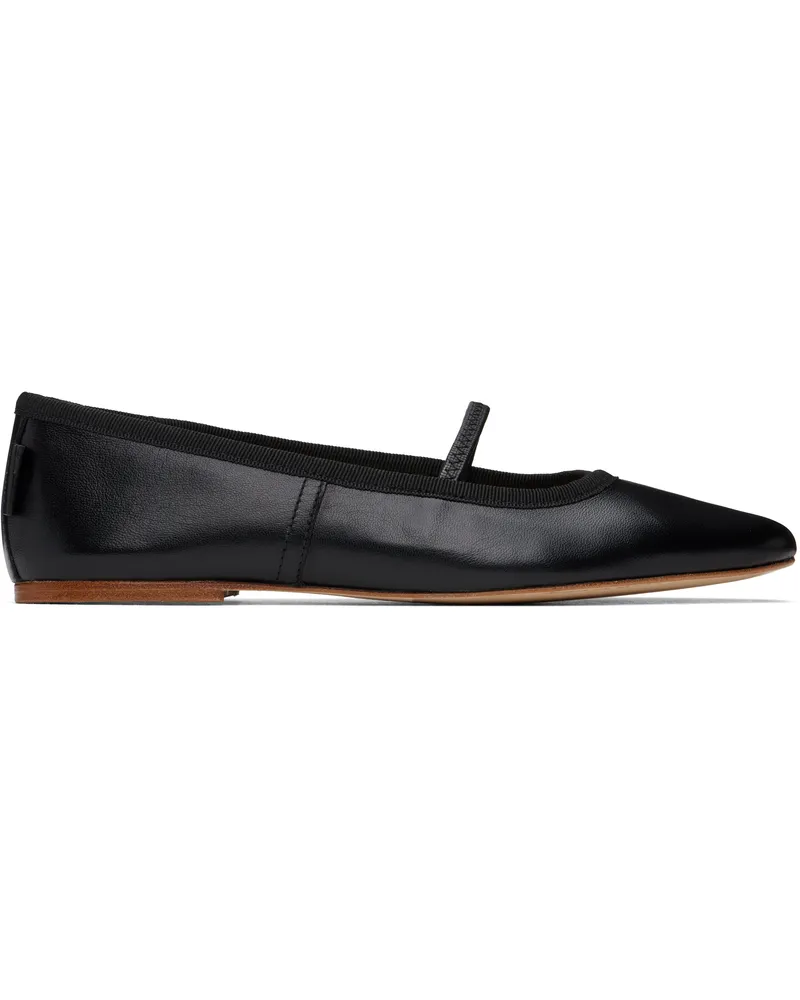 A.P.C. Black Swan Ballerina Flats Lzz