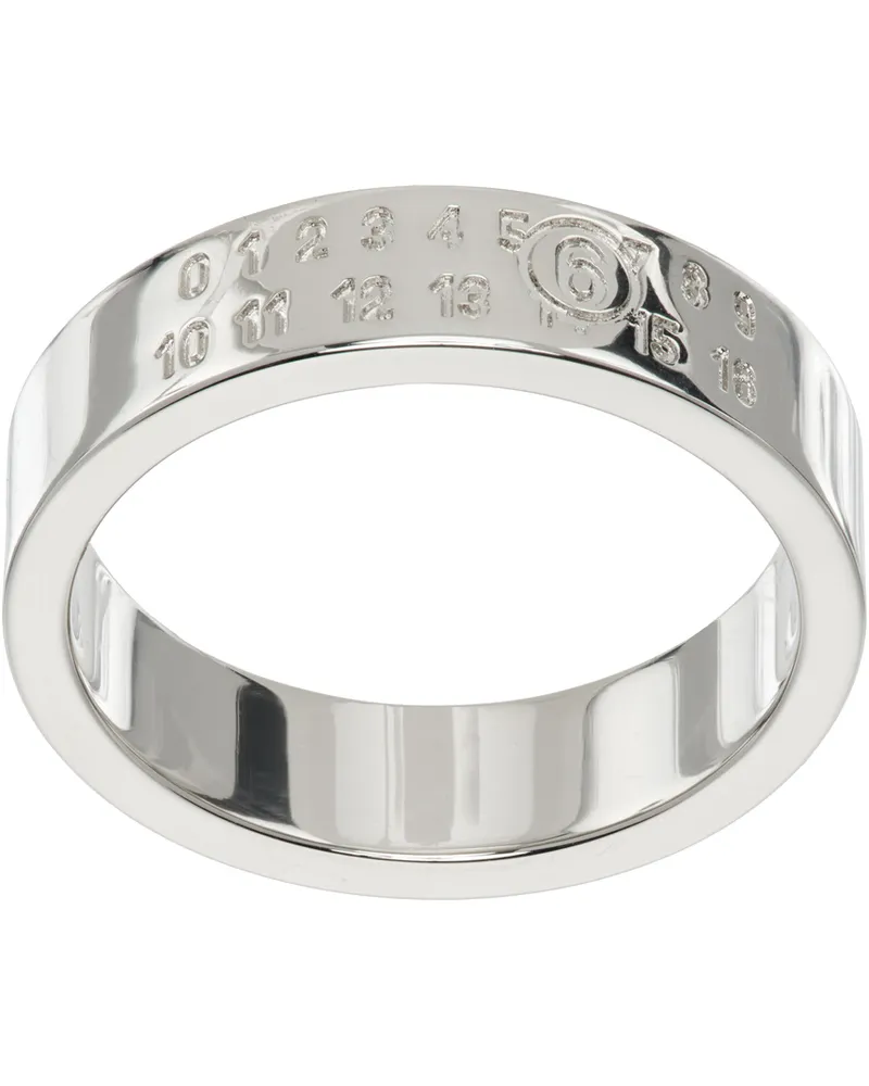 Maison Margiela Silver Logo Ring 951