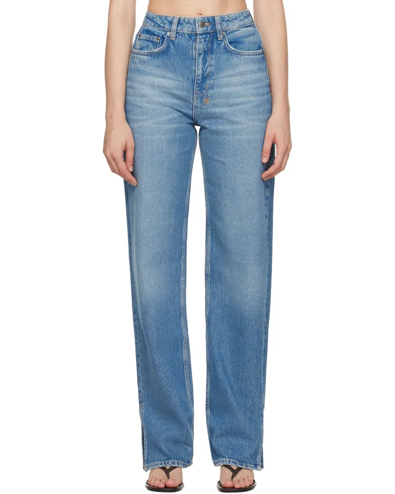 ksubi Blue Playback Splits Jeans Denim