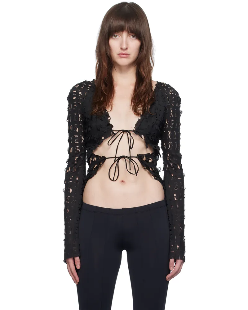 Poster Girl Black Geneva Blouse Pitch