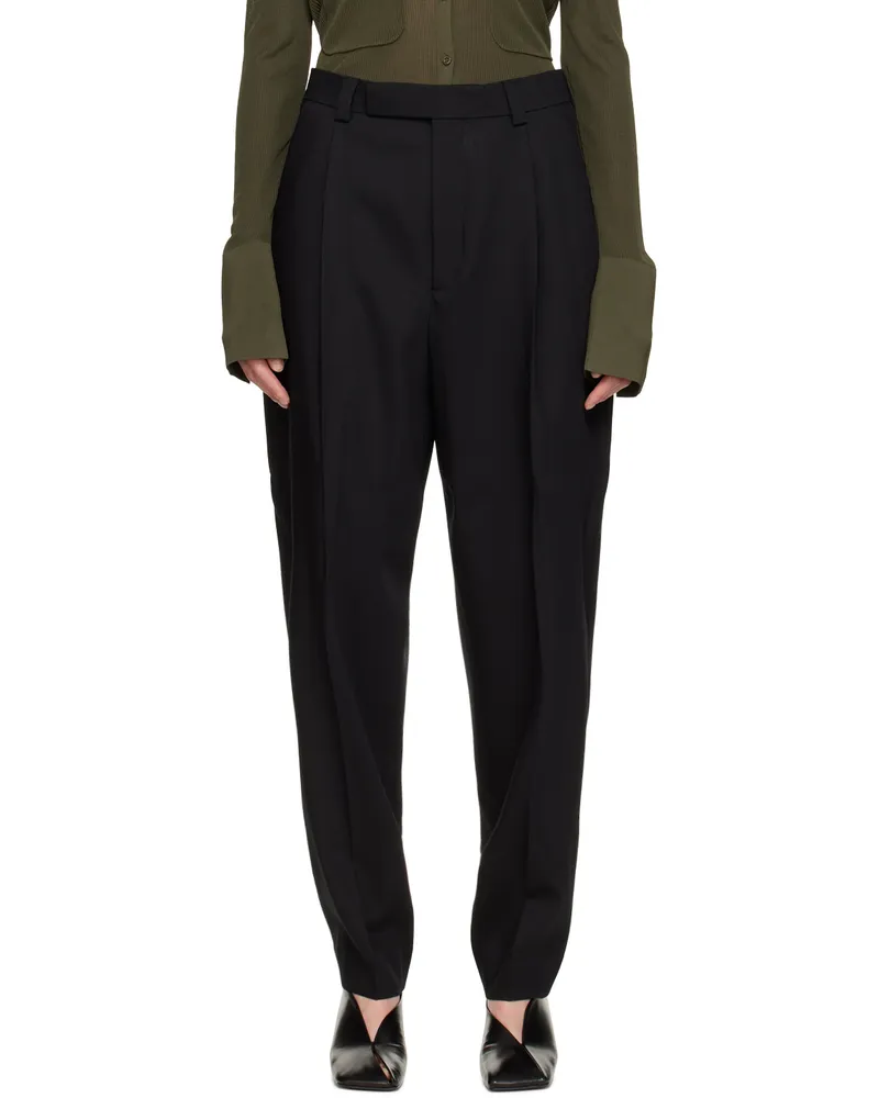 Teurn Studios SSENSE Exclusive Black Trousers Black