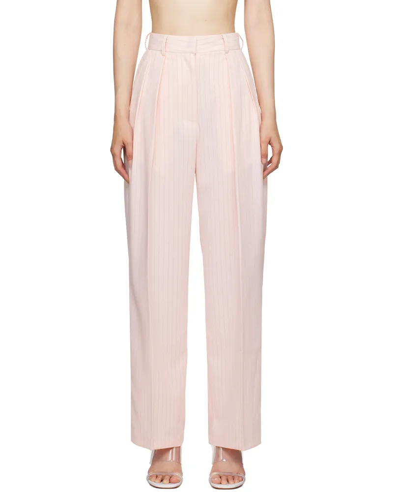 FRANKIE Shop Pink Tansy Fluid Trousers Pink