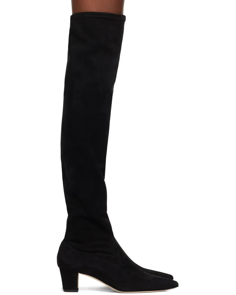 Manolo Blahnik Black Lupasca Tall Boots Blck(0015)
