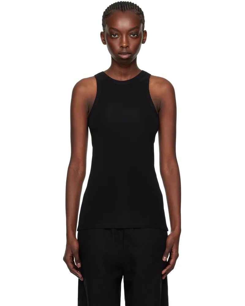 Totême Black Fluid Tank Top 001