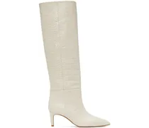 White Stiletto Boots