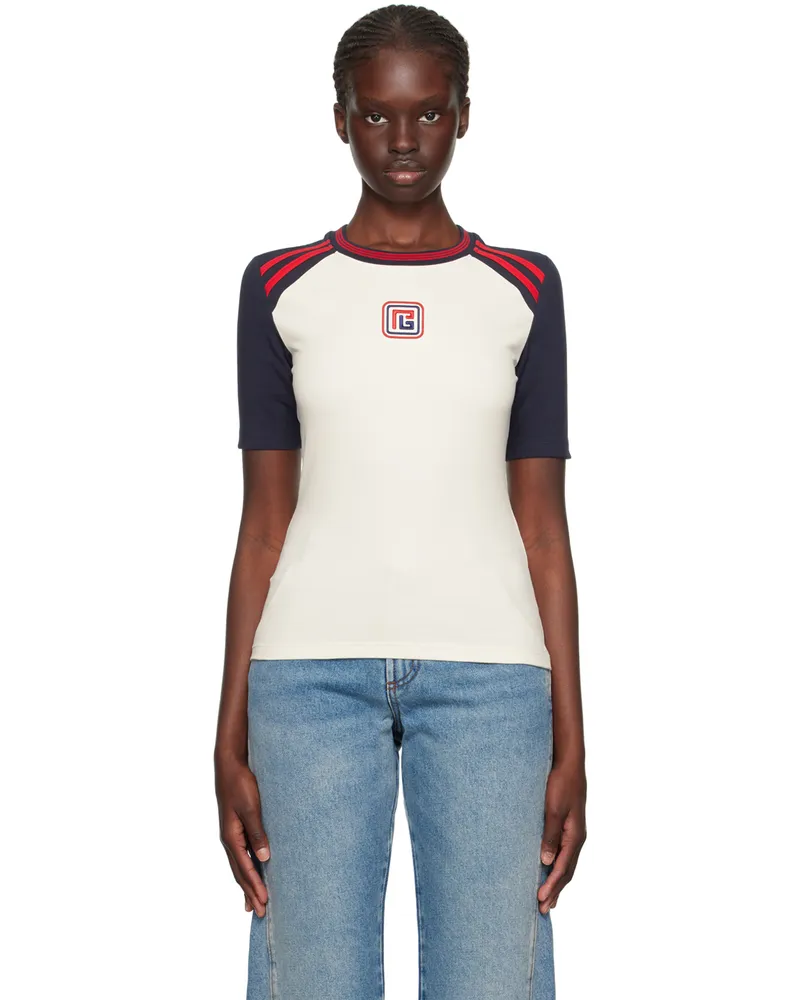 Balmain Off-White Retro PB T-Shirt Gou