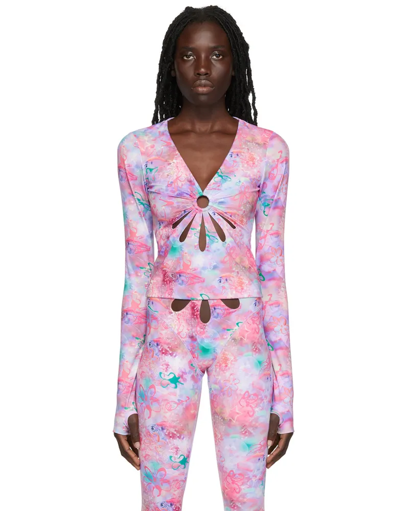 Collina Strada SSENSE Exclusive Pink Top Star
